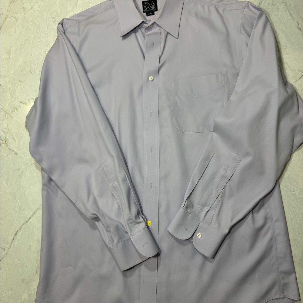 Jos. A. Bank Light Lavender Dress Shirt - Spread Collar